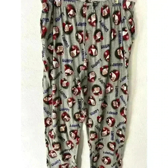 Disney Men's Grumpy snow white and The seven dwarfs pajamas pants size 2XL - Picture 2 of 10